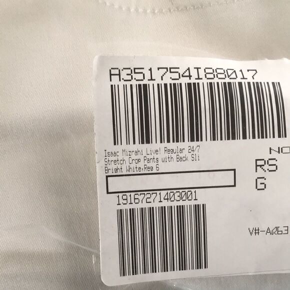 Isaac Mizrahi 24/7 Stretch Back Slit Hem Crop Pant - Picture 8 of 10